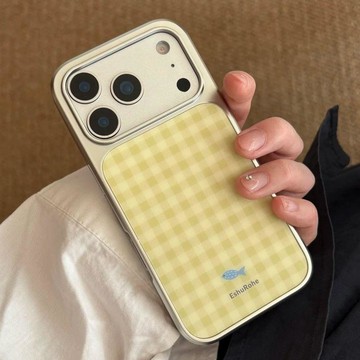英文小魚適用蘋果17手機殼iPhone16promax膚感15水凝殼14/13/12女