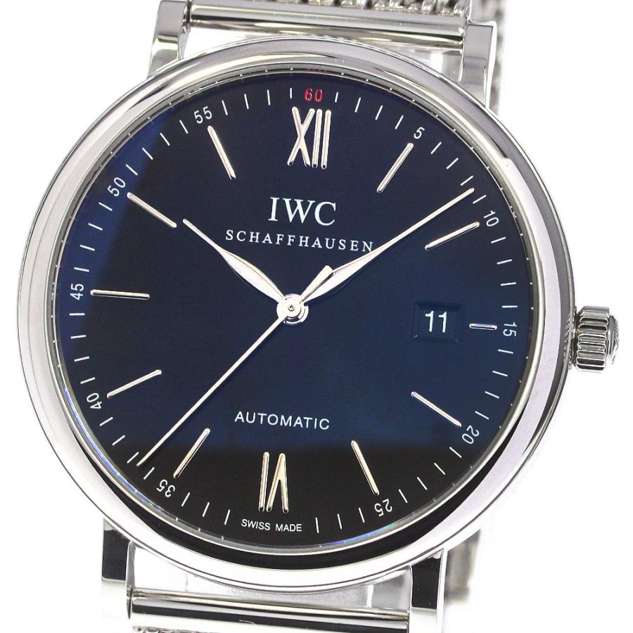 IWC IWC SCHAFFHAUSEN IW356506 ポートフィノ デイト 自動巻き メンズ 良品 _744446 | LINEショッピング