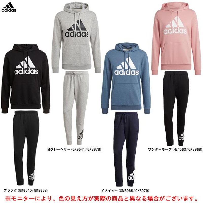 adidas（アディダス）エッセンシャルズ ビッグロゴ パーカー パンツ ...