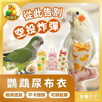 【鳥國王】鸚鵡尿布衣 鸚鵡外出衣 鸚鵡包屁衣 鳥尿布 鸚鵡飛行衣 鸚鵡衣服 水果造型服飾 鳥用服裝 鸚鵡用品 小寵用品