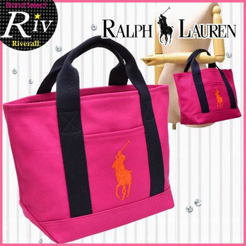 ラルフローレン Ralph Lauren バッグ トートバッグ ピンク 400135287