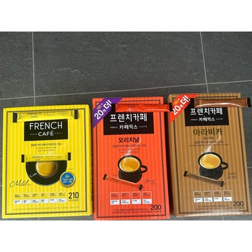 特價 韓國🇰🇷FRENCH CAFE 法式 三合一 即溶咖啡 阿拉比卡 金標 即溶咖啡 三合一咖啡 原味 隨身包 單包