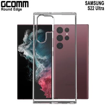 GCOMM 三星 S22 Ultra 清透圓角防滑邊保護套 Round Edge