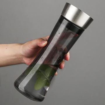 涼水壺冷水壺家用塑料PC亞克力耐熱透明餐廳酒吧飲料果汁壺瓶扎壺