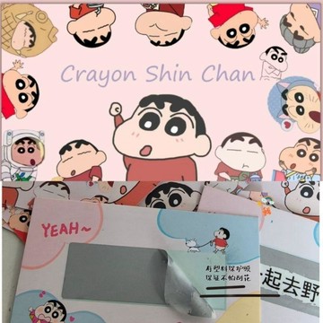 ✨桃園出貨✨diy刮刮樂蠟筆小新高顏值獎勵卡片遊戲團建互動創意祝福驚喜賀卡