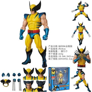 MAF096 漫畫經典戰衣 金剛狼羅根 X 戰警 可動模型 創意手辦擺件