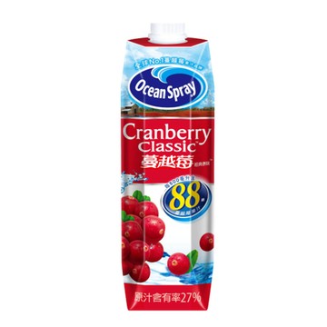 優鮮沛 【優鮮沛】蔓越莓綜合果汁-經典原味 1000mlx20瓶