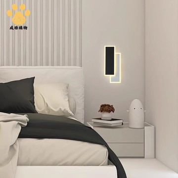 免運 床頭燈 臥室燈 照明燈 小夜燈 壁燈臥室客廳背景墻燈具現代簡約輕奢樓梯過道創意燈墻壁燈床頭燈 工廠現貨 八折下殺wy3h