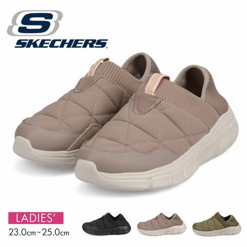 Skechers スケッチャーズ 2way スリッポン レディース かかとが踏める クロッグ アウトドア キャンプ ピング グランピング ボブス 黒 ブラック ベージュ カーキ 通販 Lineポイント最大get Lineショッピング