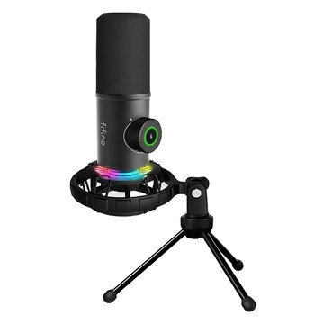 FIFINE USB心型指向動圈式RGB麥克風 原廠保固  K658  1個