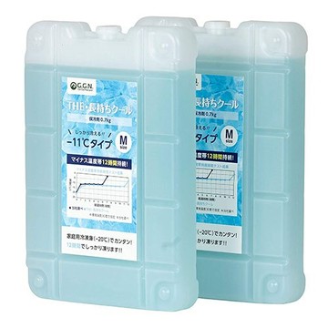日本代購 空運 G.G.N. 日本製 保冷磚 2入組 700g -11℃ 保冰磚 露營 釣魚 GN02CM019SET