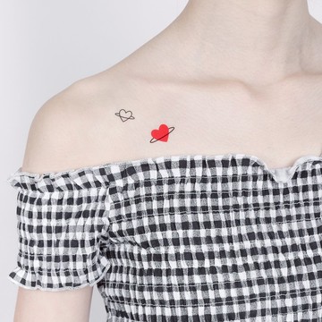 刺青紋身貼紙 / 愛心星球 Surprise Tattoos