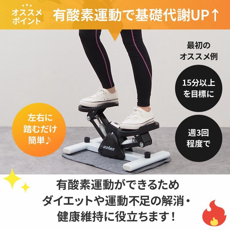 クーポン ステッパー サイドステッパー 健康器具 ダイエット器具