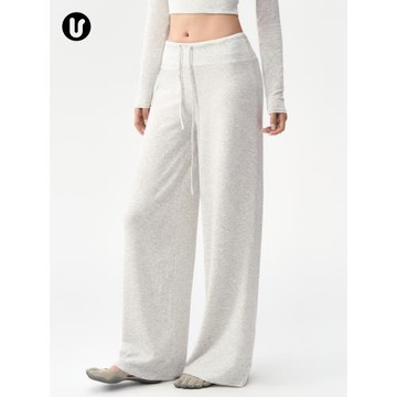 瑜伽褲女秋冬寬松直筒運動長褲普拉提服上衣套裝闊腿冬天健身褲子