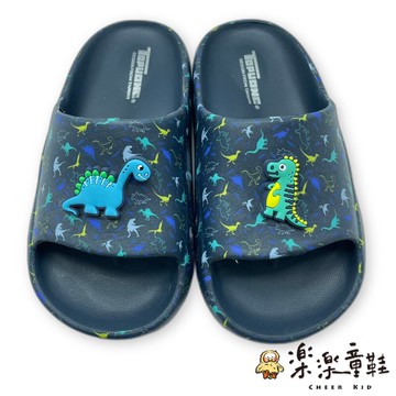 可愛恐龍圖案防滑拖鞋 - 中大童 嬰幼童鞋 男童鞋 中童鞋 dinosaur 大童鞋 拖鞋 恐龍拖鞋 卡通拖鞋 恐龍圖案 防水拖鞋 卡通童鞋 恐龍 小童鞋 輕量拖鞋 兒童拖鞋 童鞋