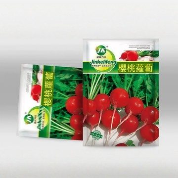 🥕原廠大包裝 櫻桃蘿蔔種子（約500粒）28天成熟 循環種植 生吃紅皮白肉小蘿蔔 脆甜多汁 水果蔬菜種子/原裝包對版