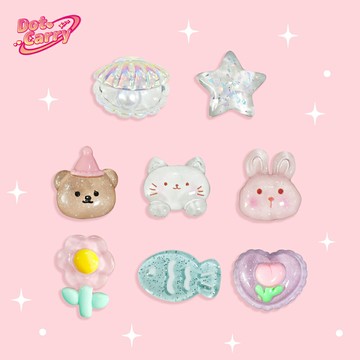 【Dot.Carry】飾扣 洞洞鞋鞋扣-森林派對 (8顆入)｜EVA洞洞包 兒童包 洞洞鞋 通用DIY 裝飾配件 鞋扣 鞋花 造型飾扣 裝飾扣 配件