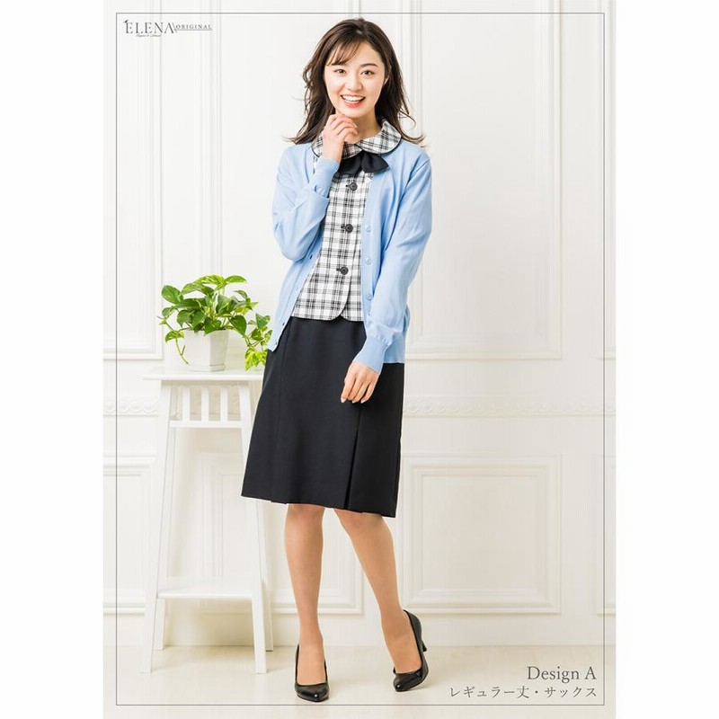 カーディガン 事務服 レディース 制服 ロングカーディガン Vネック 洗える 大きいサイズ ポケット付き 無地 防寒対策 UV対策 S M L LL  3L 4L 黒 紺 1/1 通販 LINEポイント最大0.5%GET LINEショッピング