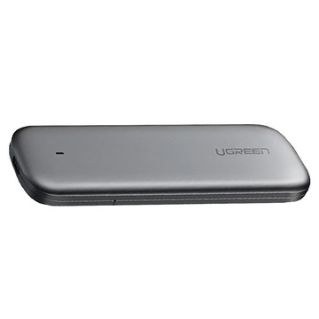 UGREEN 綠聯 Type-C USB3.1 M.2硬碟外接盒 10Gb NVMe飛速版 122 x 40 x 12mm  CM238  1個