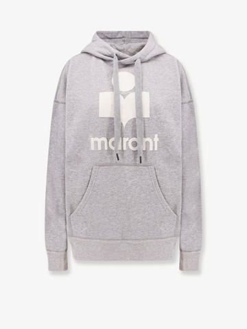 Mansel cotton sweatshirrt with flocked logo - MARANT ETOILE - gender_Woman