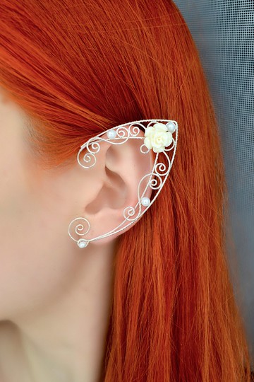 精靈耳袖無穿孔，精靈耳朵