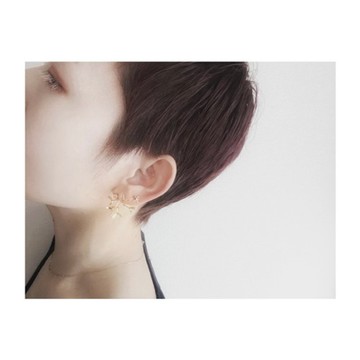 BIG MIMI-Mistletoe 黃銅鉤式耳環