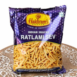 ラトラミ セブ Haldiram Ratlami Sevl 150g アジョワンを効かせたインドスナック   インドのお菓子 ハルディラム ナムキン ナムキーン