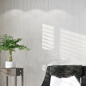 WA. WALL ART 亞麻布紋壁貼 日式防水壁紙 - PVC材質 自帶背膠  60 x 300cm  淺灰色