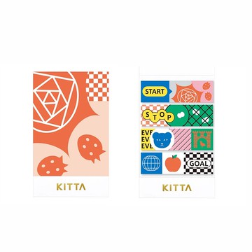 【KING JIM】KITTA隨身攜帶和紙膠帶 摺疊款 桌遊