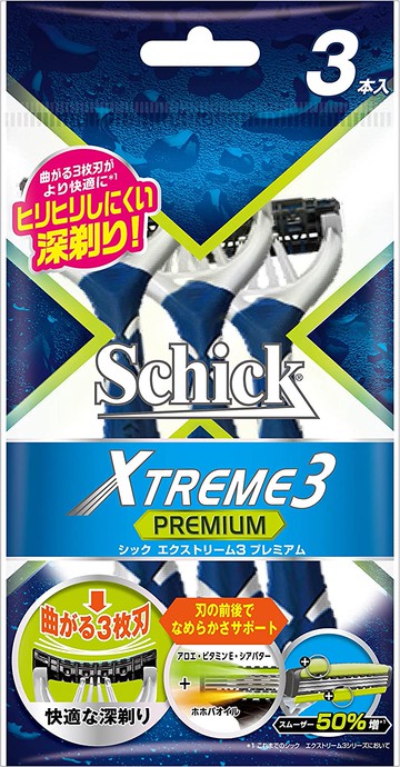 Chic SCHICK Extreme 3 3 Blade Premium (3 pieces)