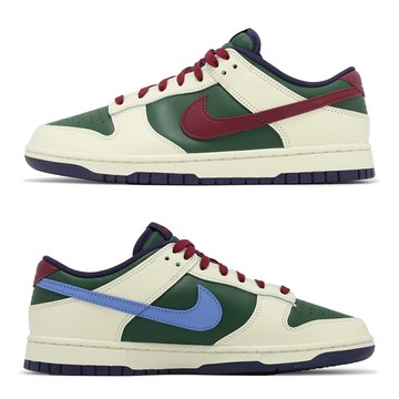 Nike 休閒鞋 Dunk Low Retro 男鞋 女鞋 綠 米 皮革 撞色 低筒 板鞋 運動鞋  FV8106-361