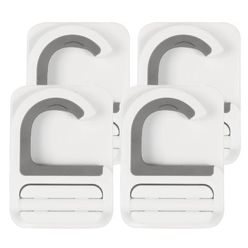 U-mop U型拖把掛勾 塑膠 台灣製造  4個  白色