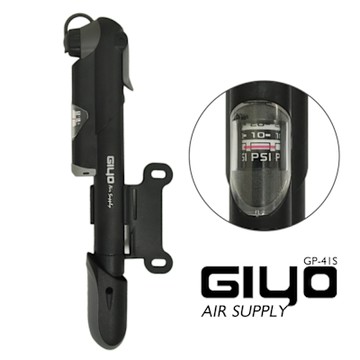 【GIYO】 美法兩用氣嘴 迷你隨車打氣筒(GP-41S) -快速到貨