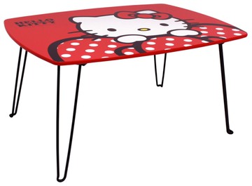 【震撼精品百貨】Hello Kitty 凱蒂貓~長桌~紅蝶結【共1款】