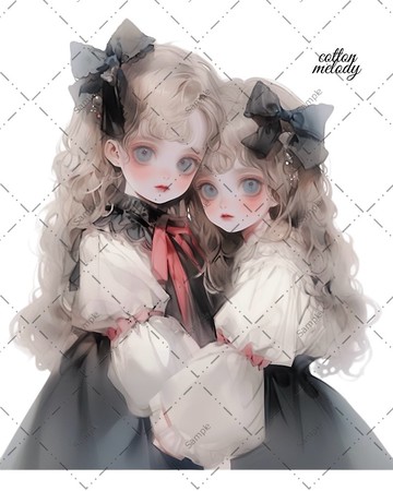 原廠貼紙No.245 人物貼紙 原創貼紙 人物貼紙 少女貼紙 原創人物貼紙