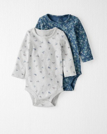 Baby Organic Cotton 2-Pack Bodysuits