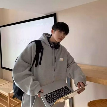 男生連帽衛衣秋冬季韓版潮流寬鬆百搭ins潮牌痞帥氣大碼上衣