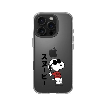 iPhone 16 Pro Clear Case（相機按鈕） 透明 - 史努比 Snoopy - Joe Cool