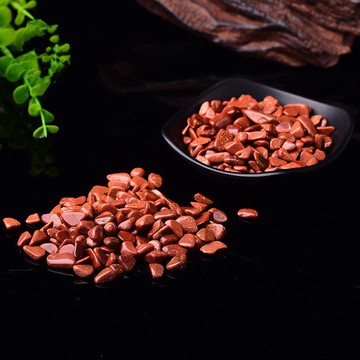 天然優質金沙石水晶碎石消磁石 水晶鋪魚缸水晶枕 供佛