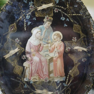 聖家族 德國古董 Klosterarbeiten