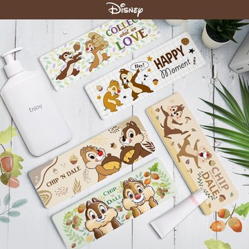 【收納王妃】迪士尼 Disney奇奇蒂蒂系列 硬式珪藻土洗潄墊 防潮 杯墊 瀝水 吸水墊 浴室收納 SGS檢驗不含石綿