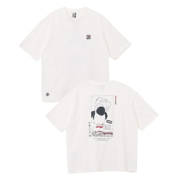 CHUMS 男女款 CHUMS Tunes T-Shirt短袖上衣 白色_CH012784W001