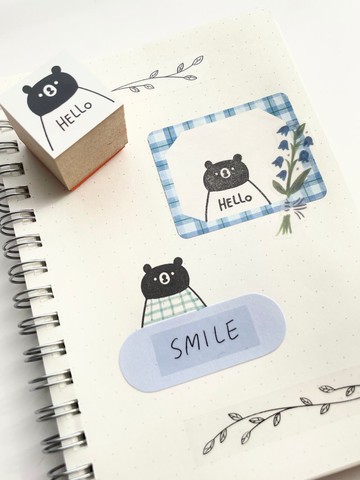 小熊 T-shirt Hello