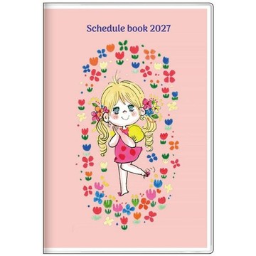 【震撼精品百貨】2027年 掛曆/年曆/手帳~水森亞土Ado Mizumori~ 2027 B7年曆手帳本-花朵*05286