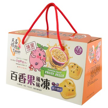 埔里百香果風味凍 鮮採系列 原汁原籽  1kg  1盒