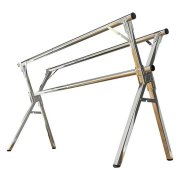 不銹鋼落地折疊室內外雙桿式掛被子架伸縮陽臺移動涼曬衣架