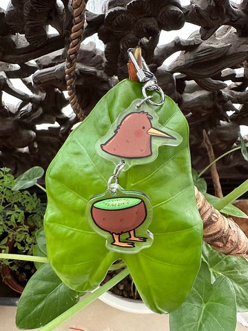 奇異鳥 壓克力鑰匙圈