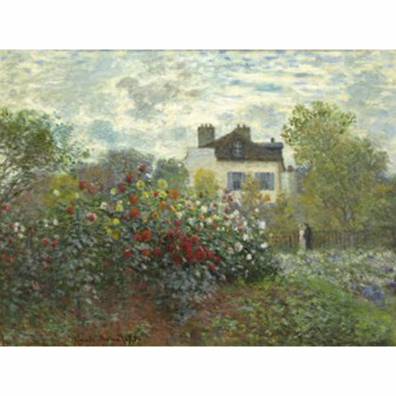 絵画風 壁紙ポスター クロード モネ アルジャントゥイユの家の庭 1873年 Nギャラリー ワシントン K Mon 065s2 594mm 446mm 通販 Lineポイント最大1 0 Get Lineショッピング