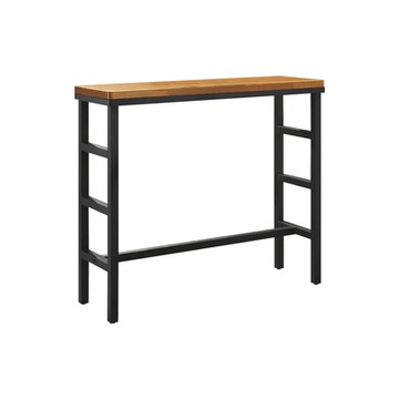 Boden-歐維克4尺工業風吧台桌/吧檯桌/高腳桌/休閒桌/洽談桌(集層木色)-120x40x104cm