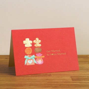 台灣在地心意萬用卡-甜蜜囍糖